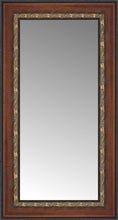 15" x 25" Malabar Walnut Custom Framed Mirror