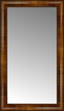 17" x 29" Belmont Light Brown Custom Framed Mirror