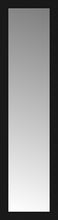 14" x 49" Soho Black Custom Framed Mirror