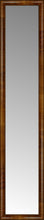 15" x 70" Belmont Light Brown Custom Framed Mirror