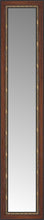 14" x 56" Malabar Walnut Custom Framed Mirror