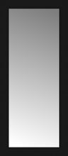 16" x 35" Soho Black Custom Framed Mirror