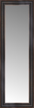 16" x 45" Aged Bronze Slope Custom Framed Mirror
