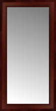 16" x 30" Ansley Mahogany Custom Framed Mirror