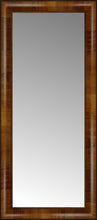 14" x 30" Belmont Light Brown Custom Framed Mirror
