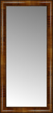 16" x 33" Belmont Light Brown Custom Framed Mirror