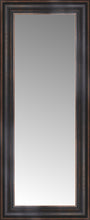 15" x 33" Aged Bronze Slope Custom Framed Mirror