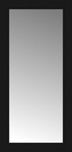 16" x 32" Soho Black Custom Framed Mirror