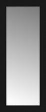 14" x 31" Soho Black Custom Framed Mirror