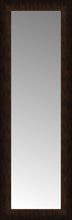 14" x 39" Dark Copper Custom Framed Mirror
