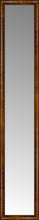 15" x 79" Belmont Light Brown Custom Framed Mirror