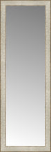 14" x 40" Libretto Antique Silver Custom Framed Mirror