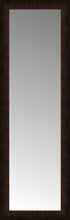 16" x 46" Dark Copper Custom Framed Mirror