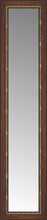 14" x 52" Malabar Walnut Custom Framed Mirror