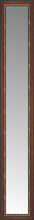 15" x 79" Malabar Walnut Custom Framed Mirror