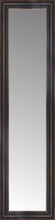 14" x 47" Aged Bronze Slope Custom Framed Mirror