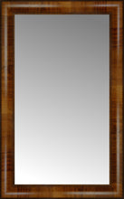 16" x 25" Belmont Light Brown Custom Framed Mirror