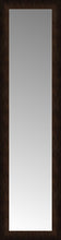 14" x 49" Dark Copper Custom Framed Mirror