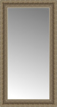 17" x 30" Ambrosia Silver Custom Framed Mirror