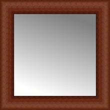 16" x 16" Ansley Cherry Custom Framed Mirror