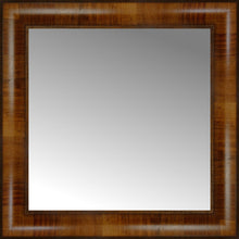 16" x 16" Belmont Light Brown Custom Framed Mirror