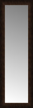 14" x 40" Dark Copper Custom Framed Mirror