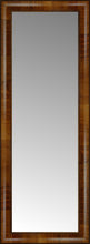 14" x 36" Belmont Light Brown Custom Framed Mirror