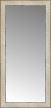 15" x 31" Libretto Antique Silver Custom Framed Mirror