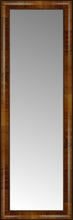 14" x 40" Belmont Light Brown Custom Framed Mirror