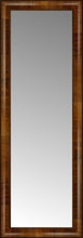 15" x 41" Belmont Light Brown Custom Framed Mirror