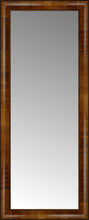 16" x 38" Belmont Light Brown Custom Framed Mirror