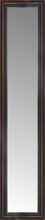 14" x 57" Aged Bronze Slope Custom Framed Mirror