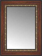 16" x 20" Malabar Walnut Custom Framed Mirror