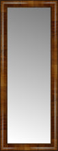 14" x 34" Belmont Light Brown Custom Framed Mirror