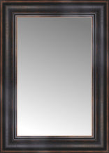 15" x 20" Aged Bronze Slope Custom Framed Mirror