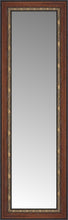 15" x 41" Malabar Walnut Custom Framed Mirror