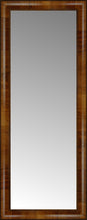 16" x 39" Belmont Light Brown Custom Framed Mirror