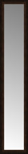 15" x 73" Dark Copper Custom Framed Mirror