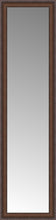 14" x 51" Banister Victorian-wal Custom Framed Mirror
