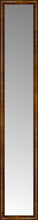 15" x 81" Belmont Light Brown Custom Framed Mirror