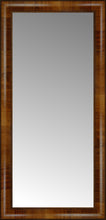16" x 32" Belmont Light Brown Custom Framed Mirror