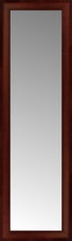14" x 43" Ansley Mahogany Custom Framed Mirror