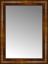 16" x 21" Belmont Light Brown Custom Framed Mirror