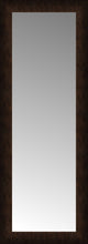 16" x 41" Dark Copper Custom Framed Mirror