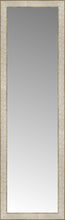 15" x 49" Libretto Antique Silver Custom Framed Mirror