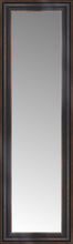 15" x 44" Aged Bronze Slope Custom Framed Mirror