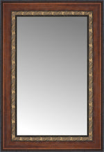 16" x 22" Malabar Walnut Custom Framed Mirror