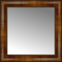 16" x 16" Belmont Light Brown Custom Framed Mirror