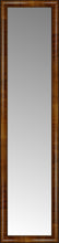 15" x 58" Belmont Light Brown Custom Framed Mirror