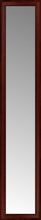 14" x 68" Ansley Mahogany Custom Framed Mirror